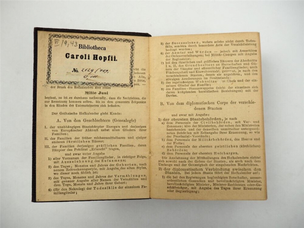 Gothaisches Genealogisches Taschenbuch Freiherrliche Häuser Perthes 1867 Adel