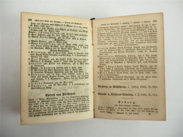 Gothaisches Genealogisches Taschenbuch Freiherrliche Häuser Perthes 1867 Adel