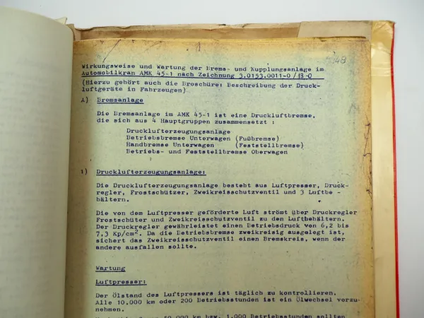 Gottwald AMK 45-21 Teleskopkran Autokran Betriebsanleitung Bedienung