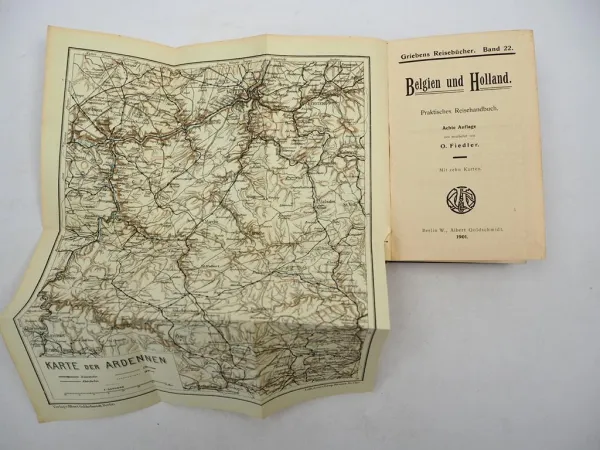 Griebens Reisebücher Bd. 22 Belgien und Holland 1901 Verlag Albert Goldschmidt