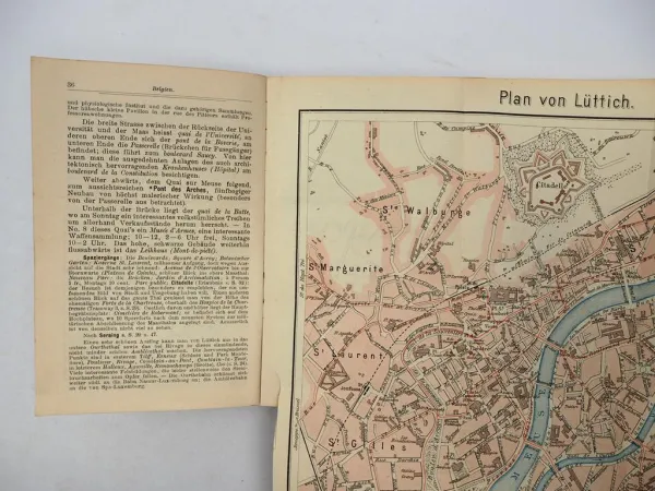 Griebens Reisebücher Bd. 22 Belgien und Holland 1901 Verlag Albert Goldschmidt