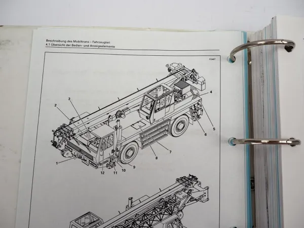 Grove GMK 2035 Mobilkran Betriebsanleitung Bedienung Wartung Schaltplan 1996