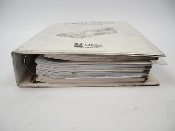 Grove GMK 2035 Mobilkran Betriebsanleitung Bedienung Wartung Schaltplan 1996