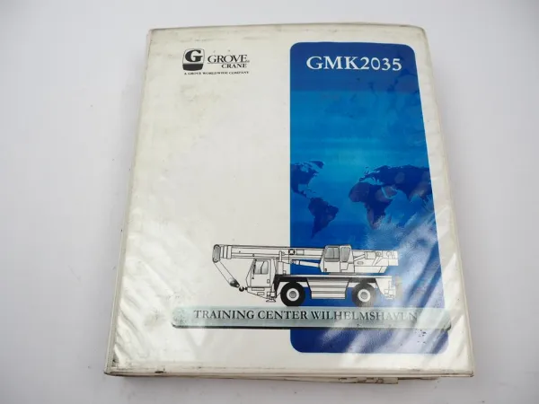 Grove GMK 2035 Mobilkran Schaltplan Elektrik Hydraulik ca. 1994/97