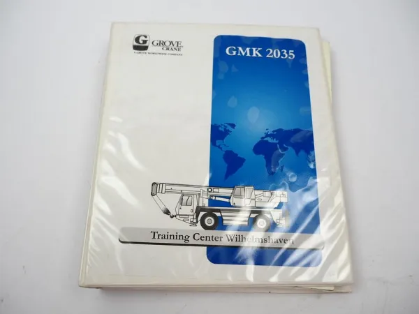 Grove GMK 2035 Mobilkran Schaltplan Elektrik Hydraulik Druckluft ca. 1995/99