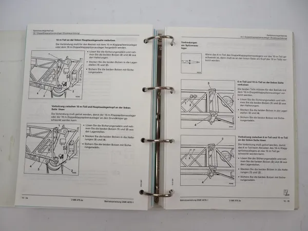 Grove GMK 4070-1 Mobilkran Betriebsanleitung Bedienung Wartung Schaltplan 1997