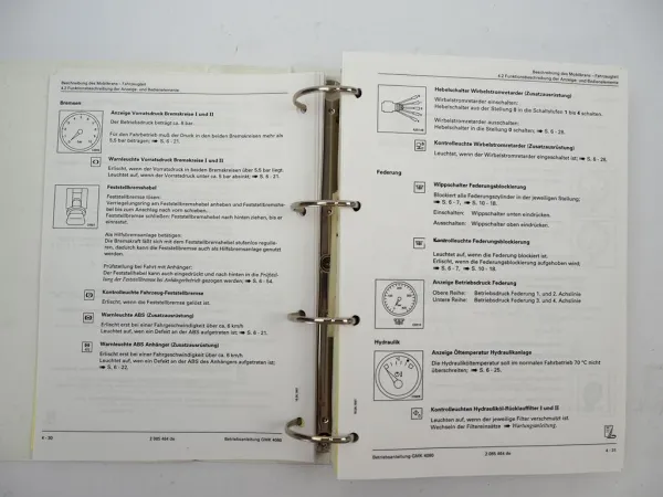 Grove GMK 4080 Mobilkran Betriebsanleitung Bedienung Schaltplan 06/1997