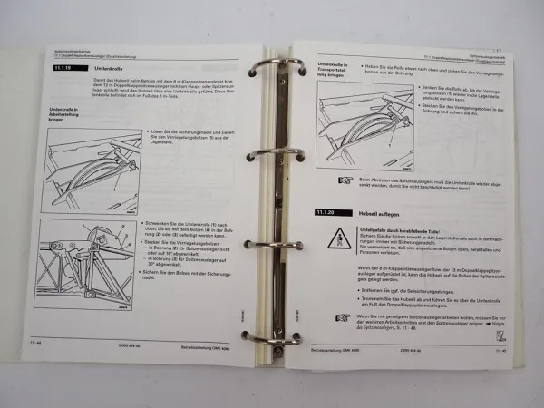 Grove GMK 4080 Mobilkran Betriebsanleitung Bedienung Schaltplan 06/1997