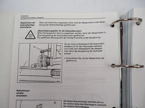Grove GMK 5130-L Mobilkran Betriebsanleitung Bedienung Schaltplan 1996