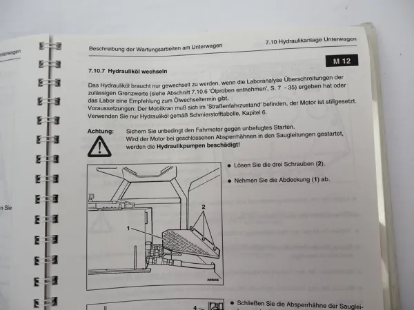 Grove GMK 5130-L Mobilkran Wartungsanleitung Schaltplan Hydraulik Elektrik 1997