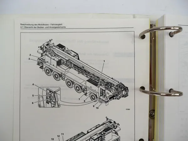 Grove GMK 5130 Mobilkran Betriebsanleitung Bedienungsanleitung 1996