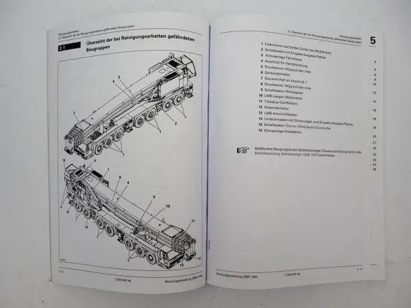 Grove GMK 7450 Mobilkran ab 8020 Wartungsanleitung 2004