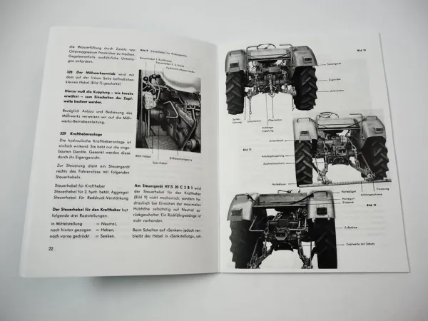 Güldner AL Tessin Schlepper Bedienung Betriebsanleitung