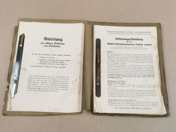 Güldner GL Bedienungsanleitung Ersatzteilliste 1938 zB im Kramer K12 K18