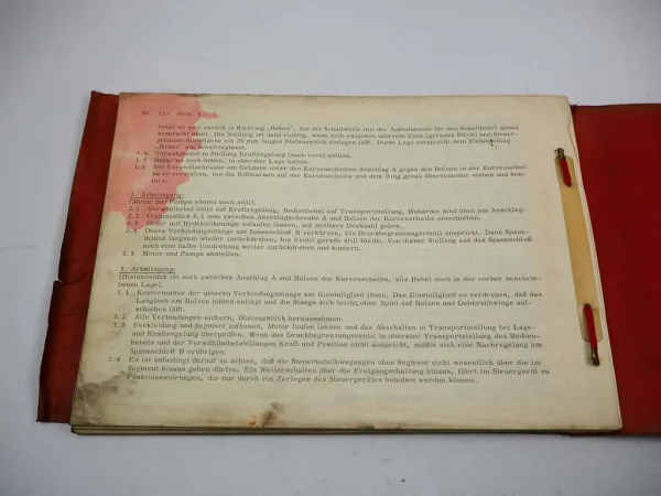 Güldner Motor & Schlepper Kundendienst Mitteilungen Werkstatthandbuch 1965