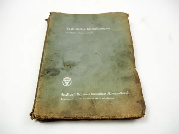 Güldner Technische Mitteilungen Motor & Traktor Kundendienst Werkstatthandbuch