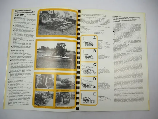 Güttler Garomat Saatbettkombination Prospekt Testbericht Preisliste ca. 1986
