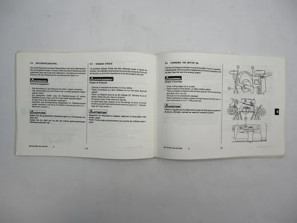 Gutbrod MH 454 RB RBE Rasenmäher Superior Class Betriebsanleitung Montage