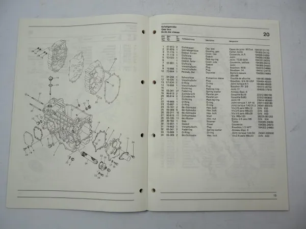 Hako Hakotrac 2700DA KRG (8039.01) Traktor Ersatzteilliste Ersatzteilkatalog 1989