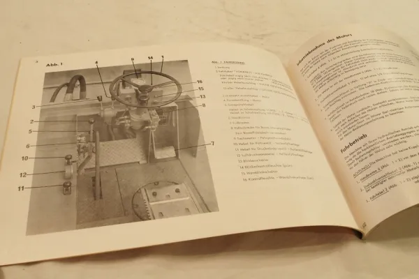 Hamm 632 Walze Bedienungsanleitung Betriebsanleitung 11/1976