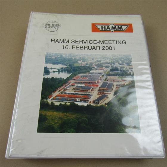 Hamm HD 10 12 13 90 110 DV Super Walzen Walzenzüge Service Meeting 2001