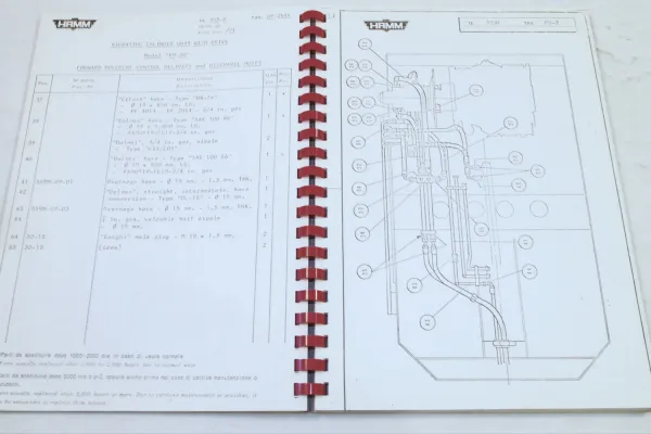Hamm RVS20+20 Self-Propelled Vibrating Roller Parts List Ersatzteilliste in engl