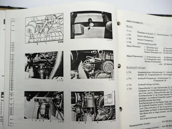 Hanomag 10E Radlader Schulung Werkstatthandbuch & Prospekt 1987