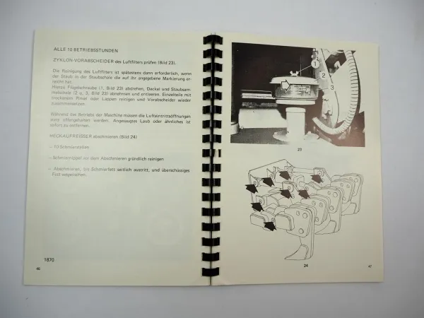 Hanomag 400C L400D Laderaupe Betriebsanleitung Bedienung Wartung 1983