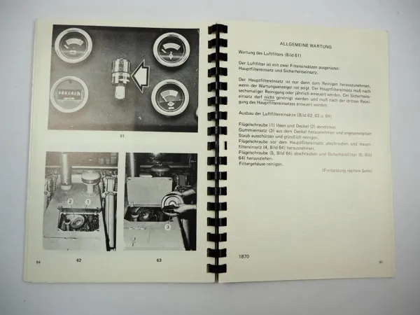 Hanomag 400C L400D Laderaupe Betriebsanleitung Bedienung Wartung 1983