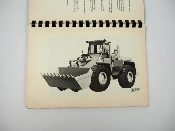 Hanomag 66 C turbo Radlader Betriebsanweisung Wartung Schaltplan 1982