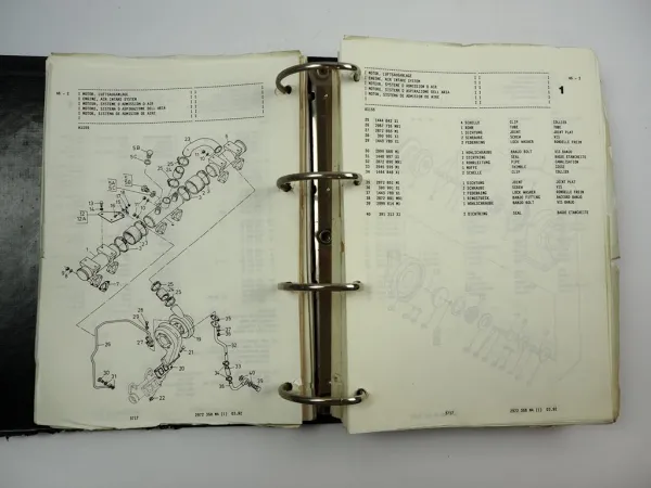 Hanomag 66C 66D turbo Radlader Ersatzteilliste Ersatzteilkatalog Parts List 1992