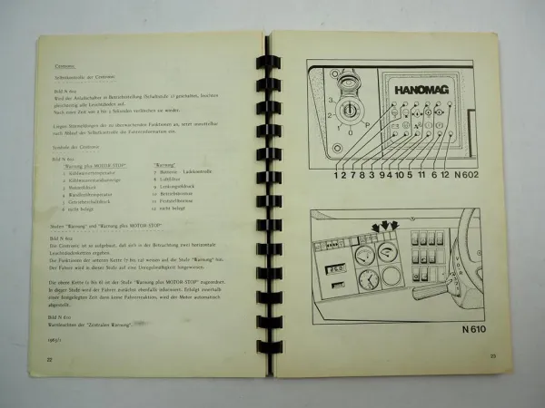 Hanomag 70E Radlader Betriebsanleitung Bedienungsanleitung Wartung 1986