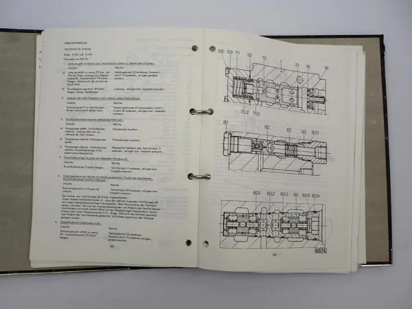 Hanomag 70E Radlader Werkstatthandbuch Schulungshandbuch 1986