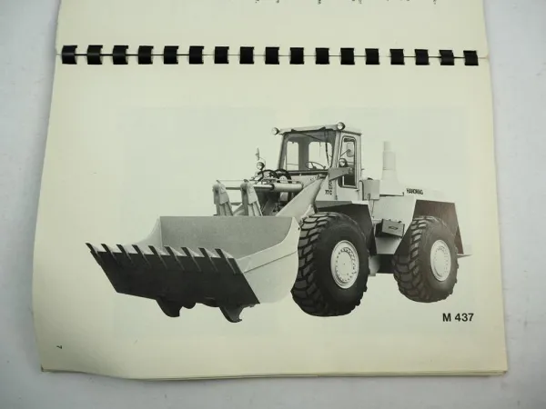 Hanomag 77 C turbo Radlader Betriebsanleitung Bedienungsanleitung 1981