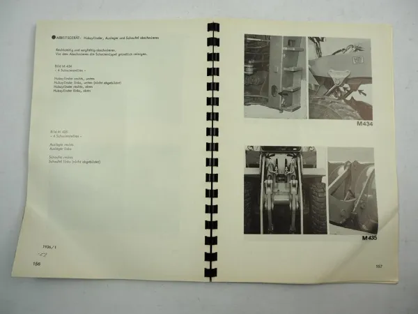 Hanomag 77 C turbo Radlader Betriebsanleitung Bedienungsanleitung 1981