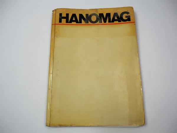 Hanomag B11 B14 Radlader Schulungsunterlagen Kundendienst ca. 1970
