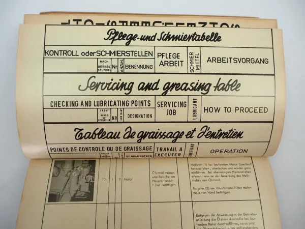 Hanomag B8 Serie B Radlader Betriebsanleitung Wartung Schaltplan 1967