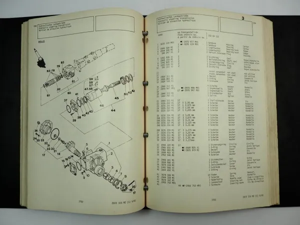 Hanomag C CL 66C Radlader Ersatzteilliste Ersatzteilkatalog Parts List 1982