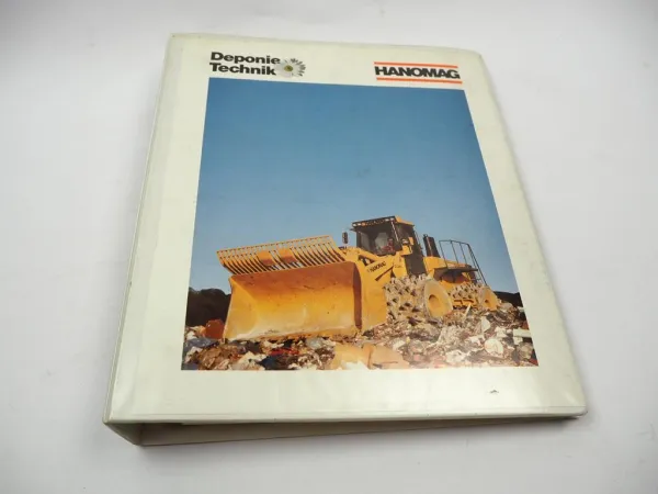 Hanomag Deponietechnik Verkaufshandbuch mit ca. 18x Prospekt 1990