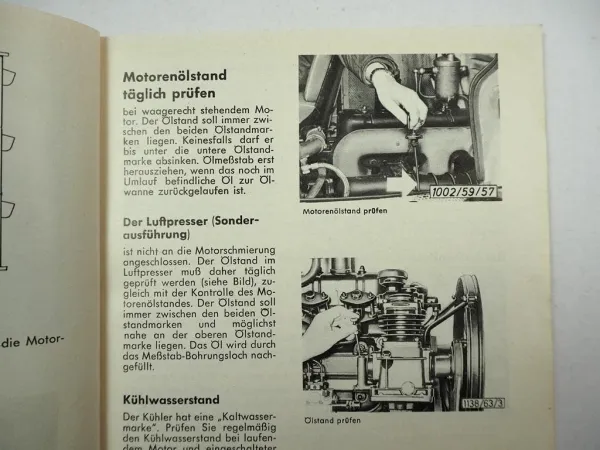Hanomag Garant LKW Betriebsanleitung Bedienungsanleitung Wartung 1963