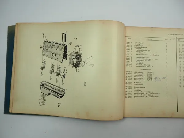 Hanomag K16 Laderaupe Raupenschlepper Ersatzteilliste Ersatzteilkatalog 1967