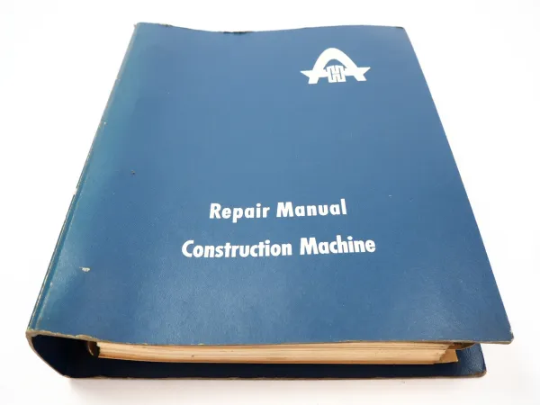 Hanomag K7 Serie B Crawler Tractor Repair Instructions Chap 1-4