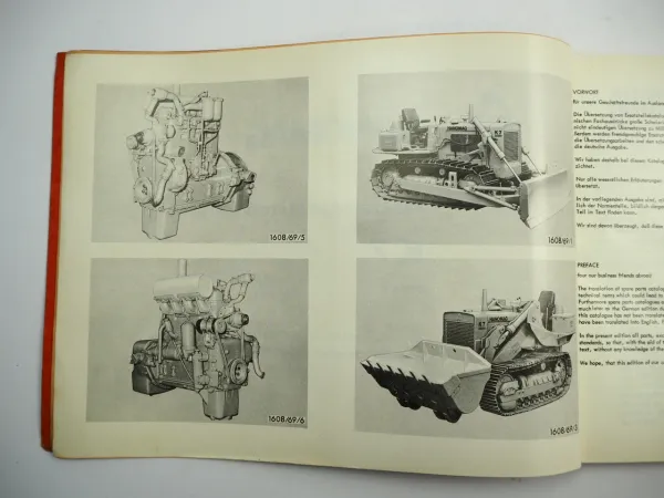 Hanomag K7 Serie B Kettenschlepper Ersatzteilliste Ersatzteilkatalog 1970