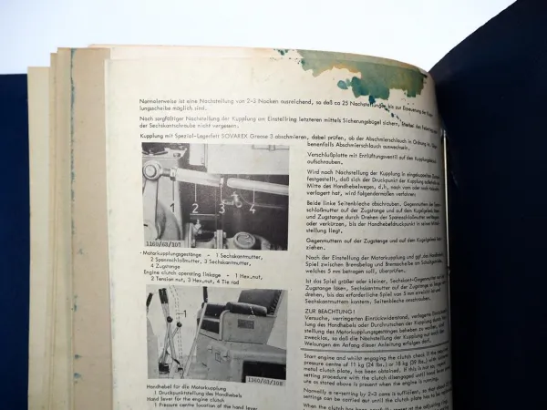 Hanomag K7 Werkstatthandbuch 1964 Repair Instruction