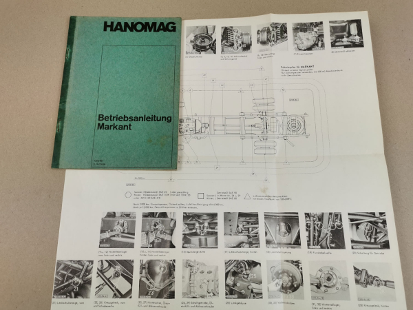 Hanomag Markant LKW Bedienungsanleitung Betriebsanleitung 1966