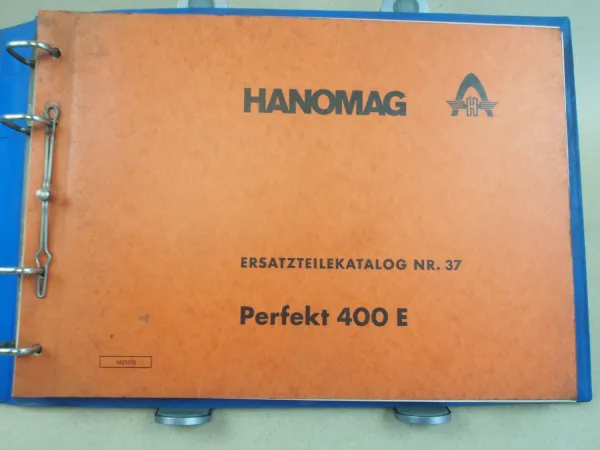 Hanomag Perfekt 400E Ersatzteilkatalog Ersatzteilliste 1970