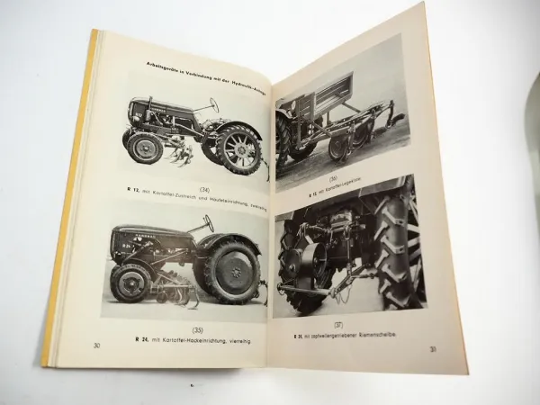 Hanomag R12 R24 Hydraulische Anlage im Radschlepper Bedienung Wartung 1955