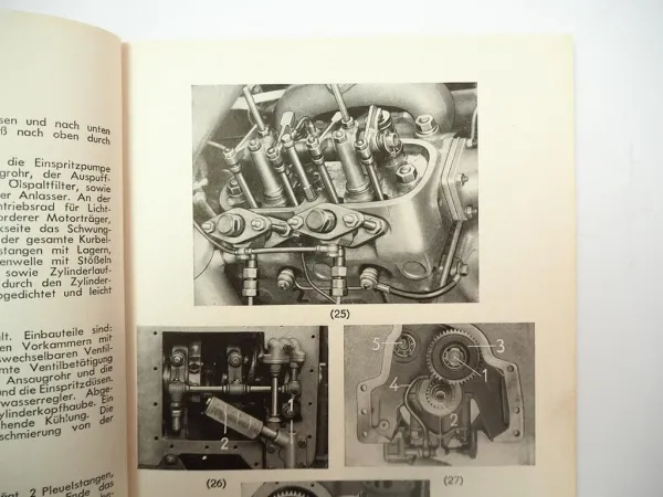 Hanomag R16 Radschlepper Betriebsanleitung Ersatzteilliste 1956/55