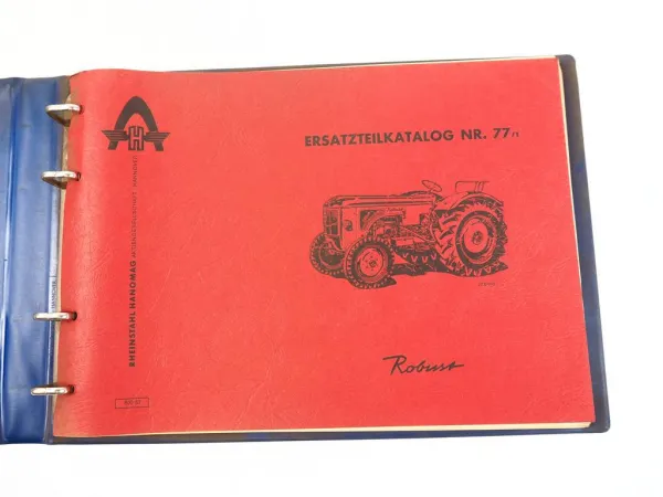 Hanomag Robust Ersatzteilkatalog ab Oktober 1960 Ersatzteilliste