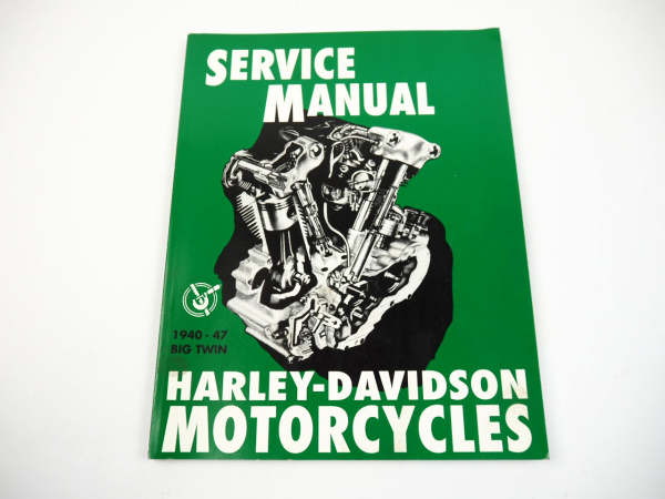 Harley Davidson 1940 - 1947 Big Twin O.H.V. and Side Valve Engine Models